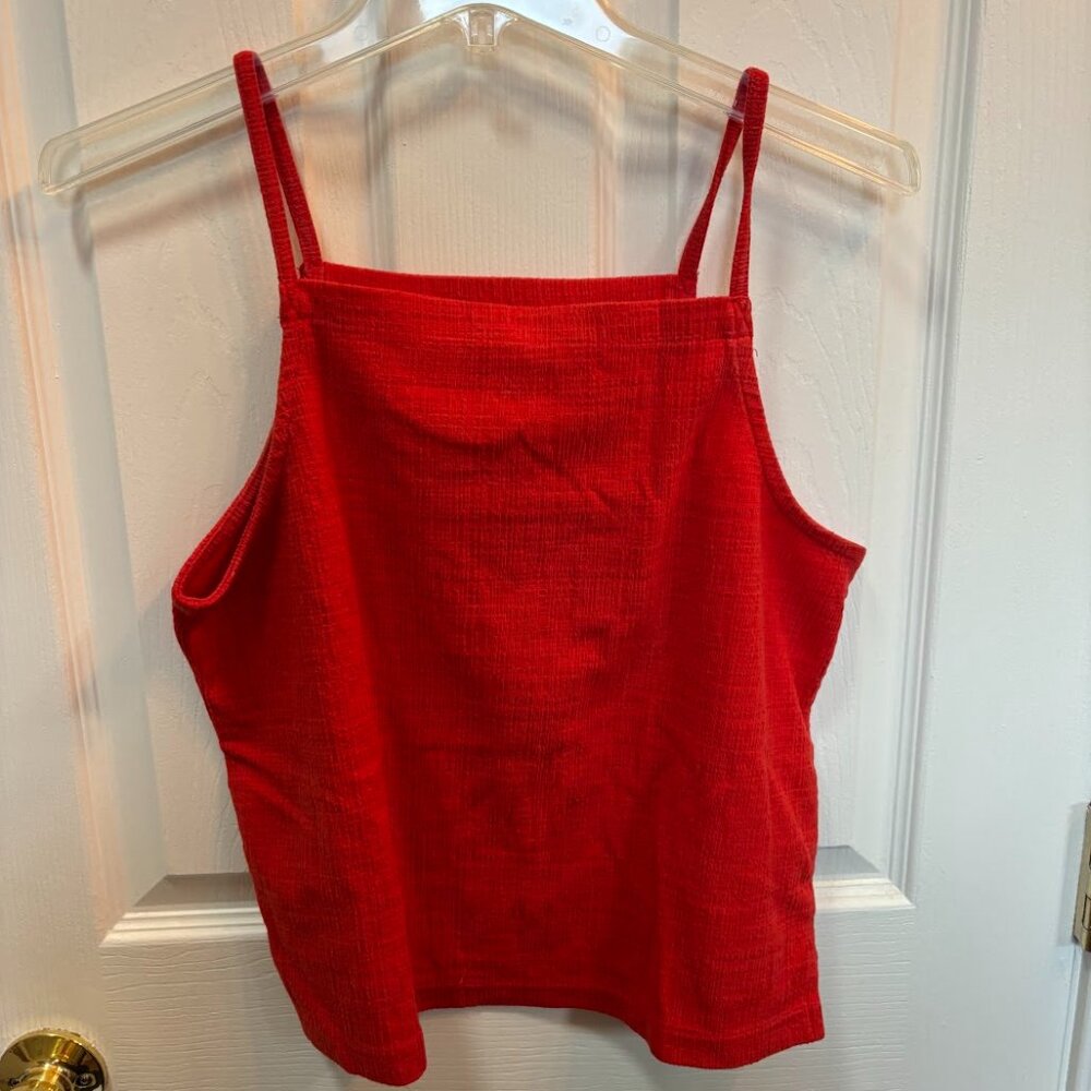 Madewell apron style tanktop